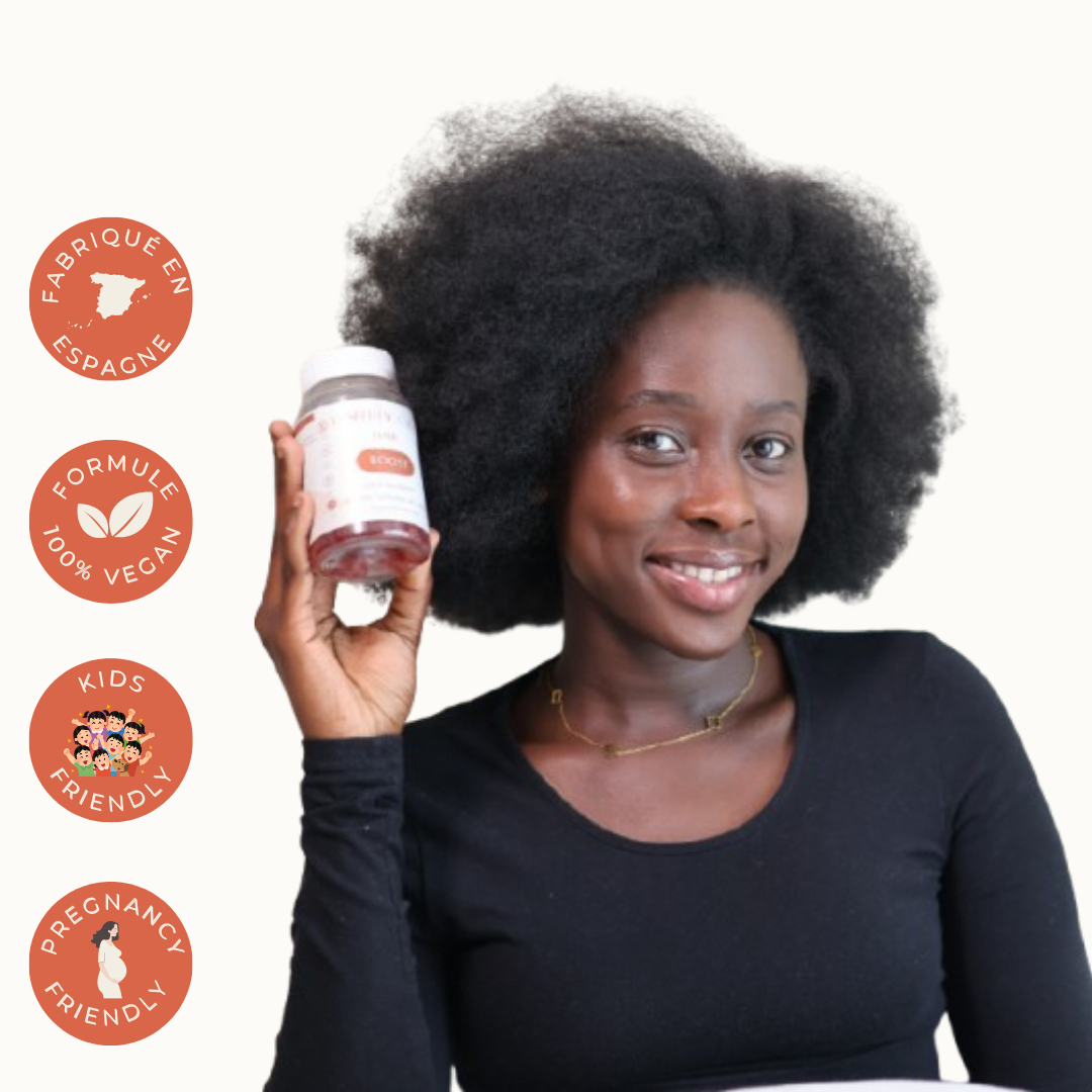 HAIR BOOST-Gummies Pousse de Cheveux et Ongles